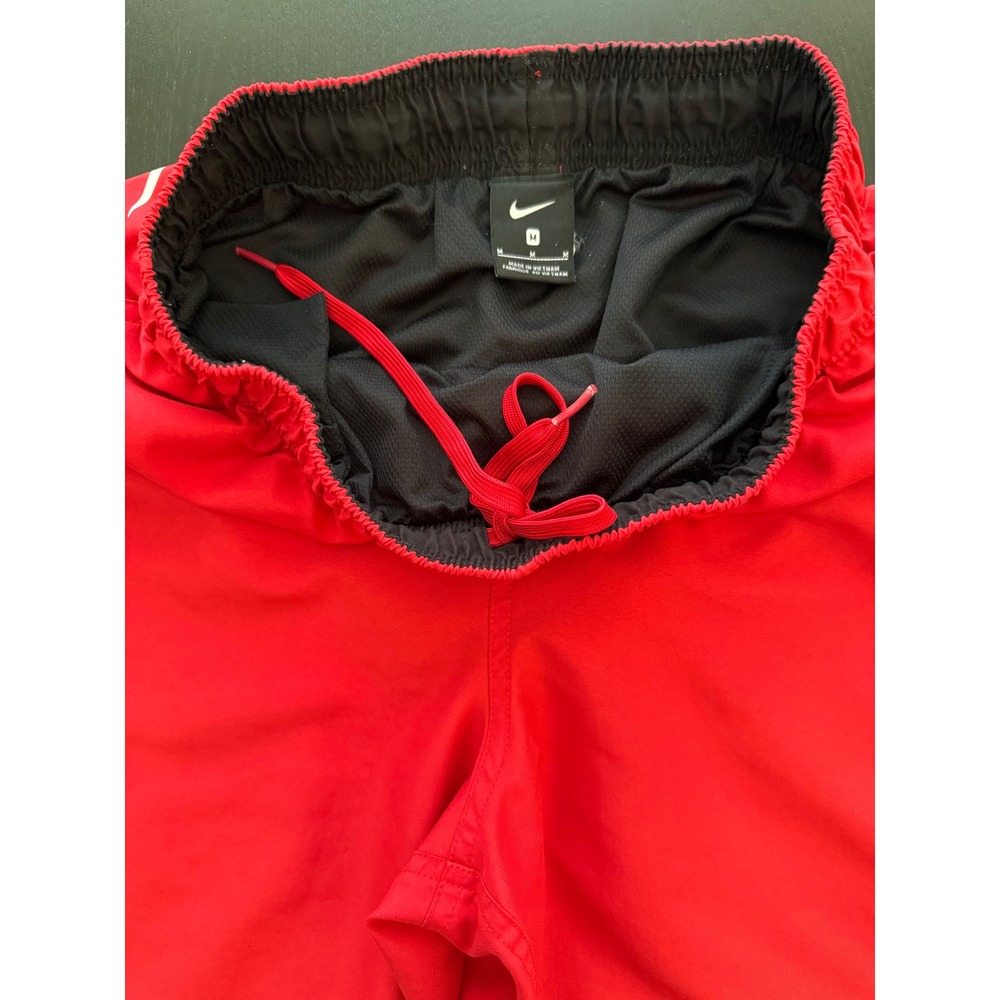 Nike Swim Men's 9" Guard Volley Short Trunks Size M (32-35) Red Mesh-Lined - Picture 5 of 12